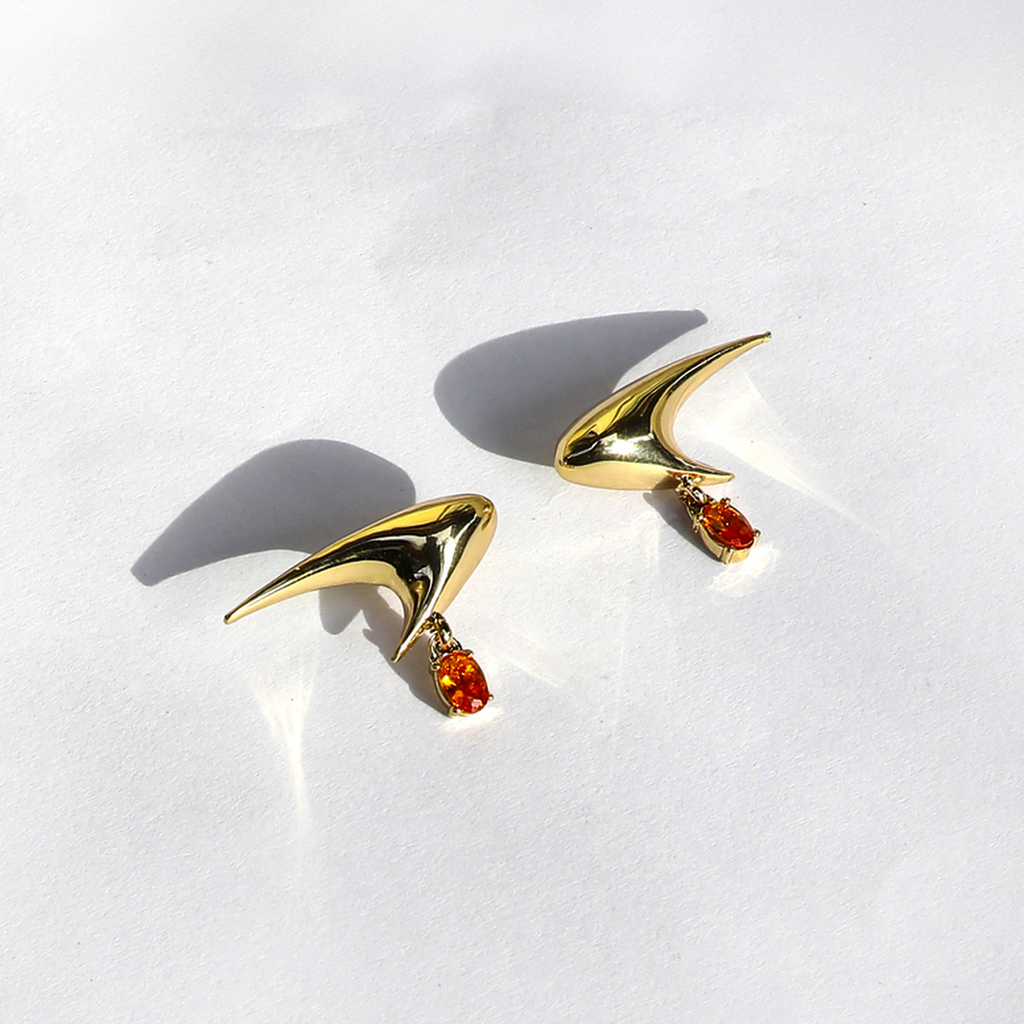 PAPAYA DROP EARRING