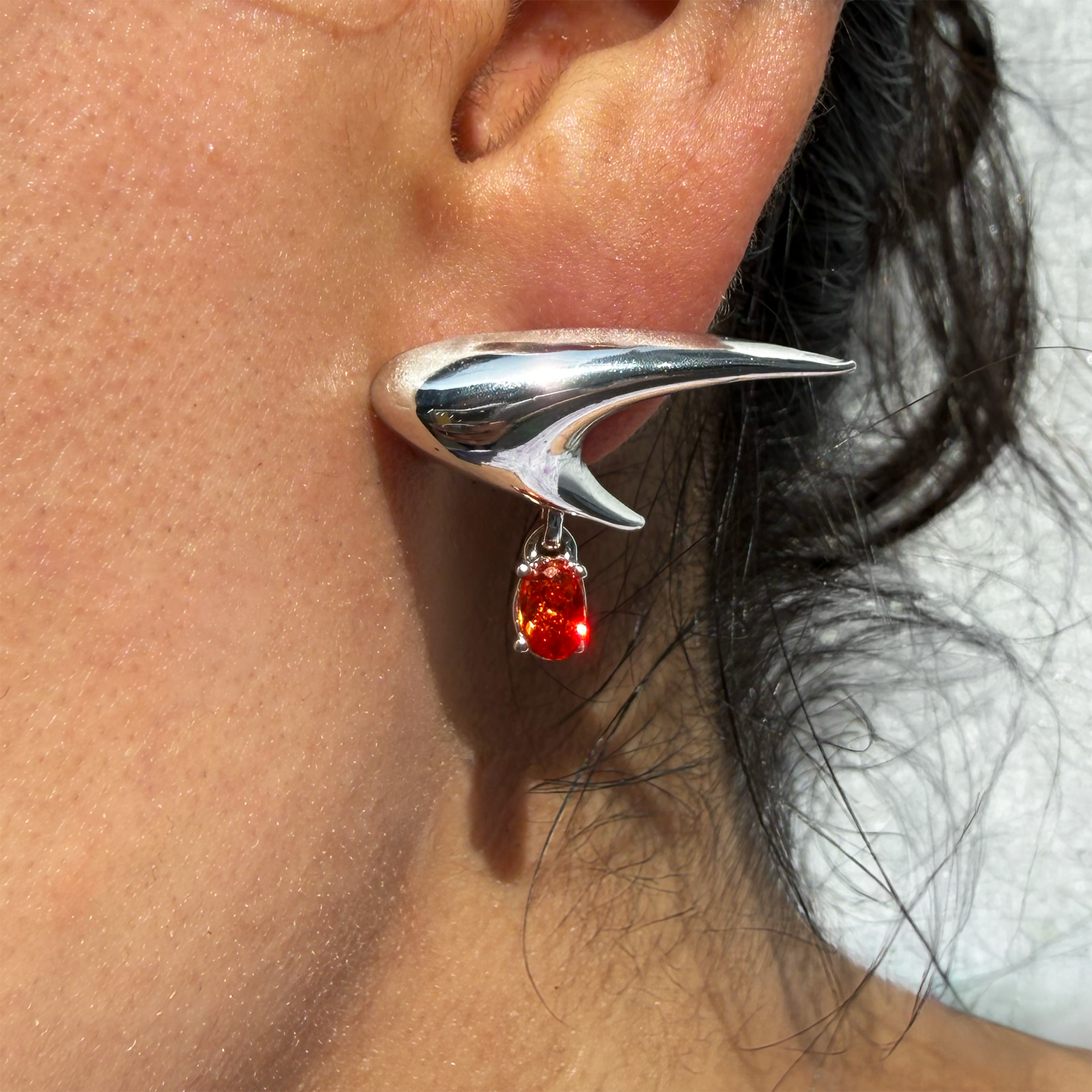 PAPAYA DROP EARRING